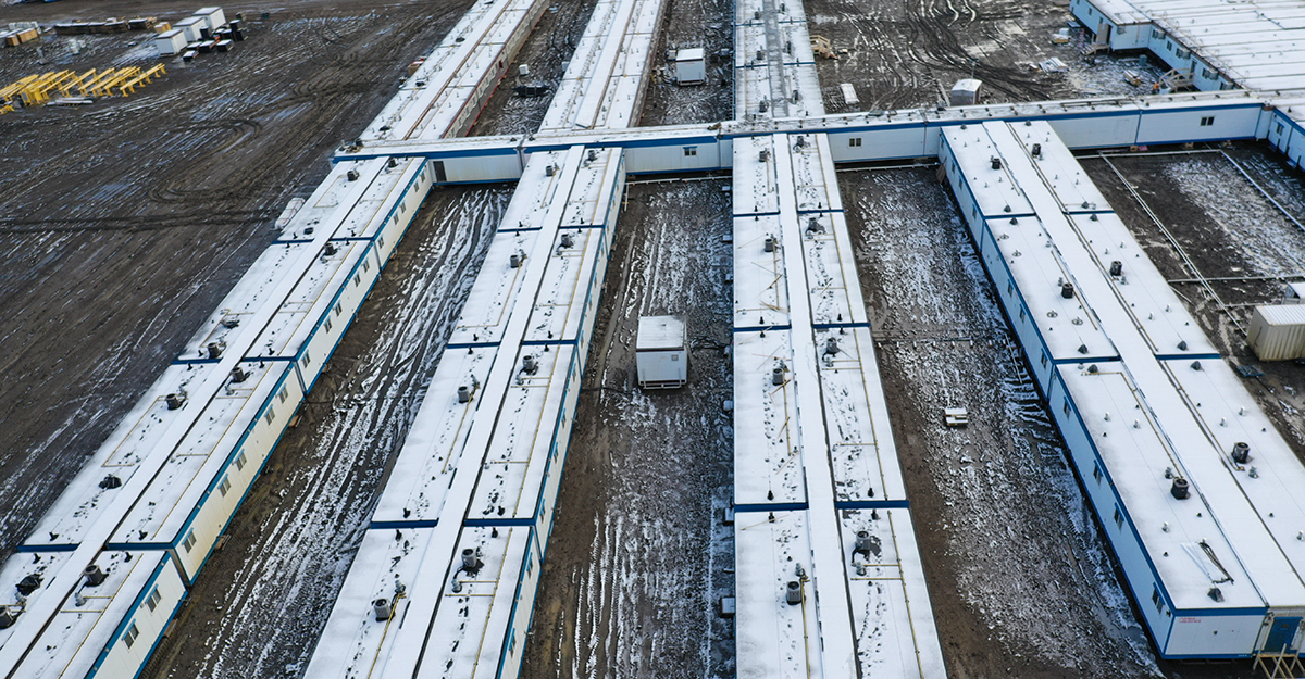 Remote camp installation